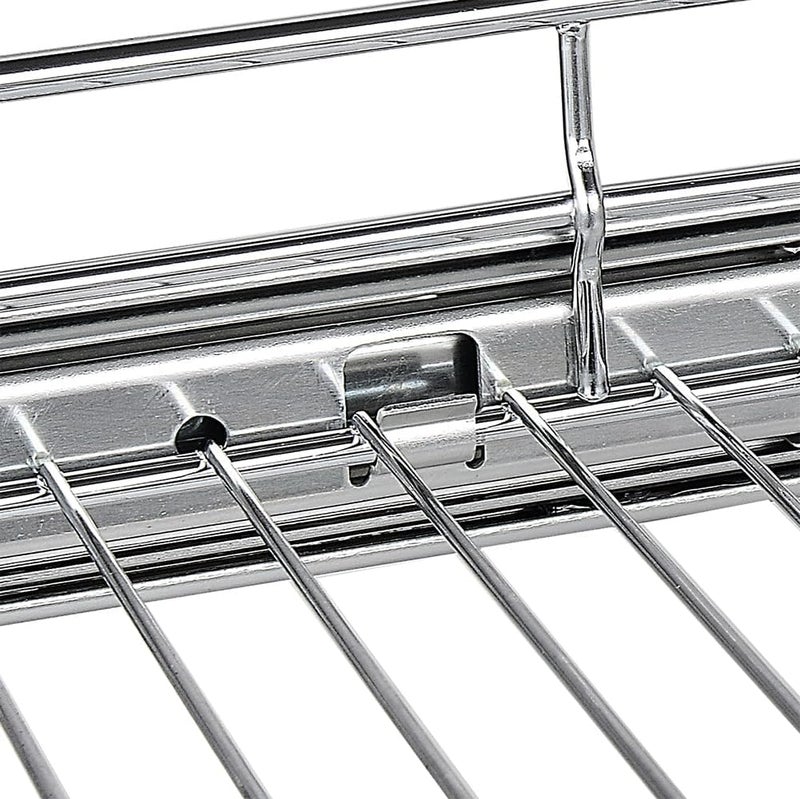 OCG Pull Out Cabinet Organizer (18" W x 21" D), Pull out Drawers, Cabinet Pull Out Shelves for Base Cabinet Organization in Kitchen Bathroom Pantry, Bottom Mount, Chrome Finish - Image 5